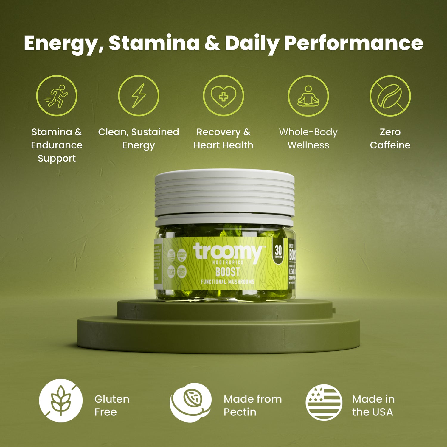 Boost: Cordyceps Mushroom Gummies