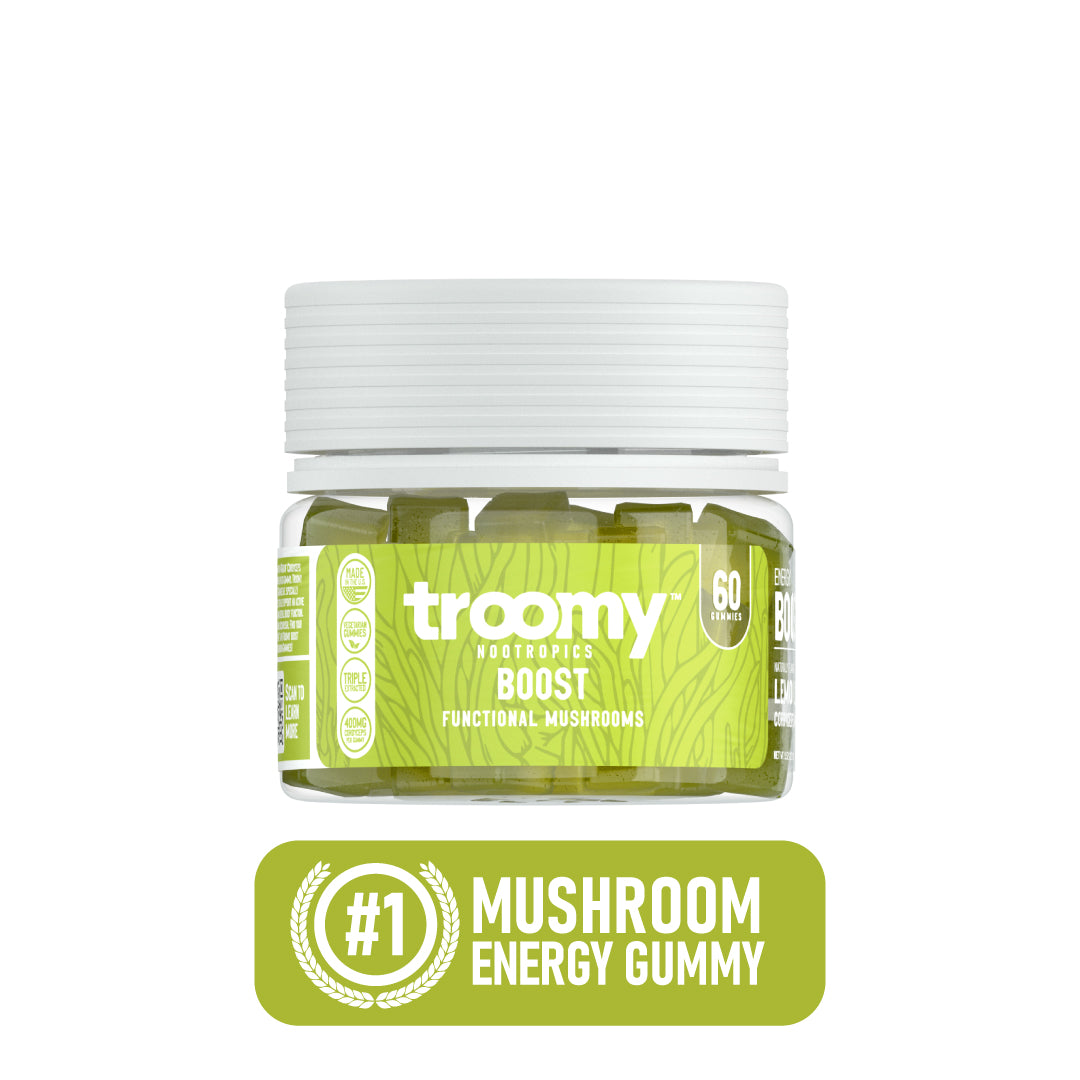 Boost - Cordyceps - Lemon Lime - Energy Support - #1 Energy Gummy - Troomy Nootropics in Whittier, CA