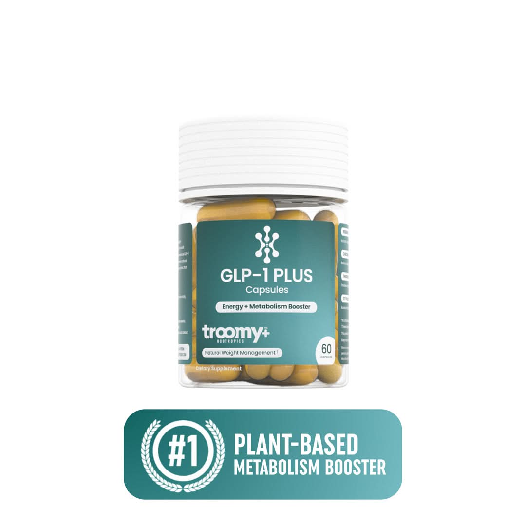 View of GLP-1 Energy and Metabolism Booster Capsules by Troomy – Troomy Nootropics