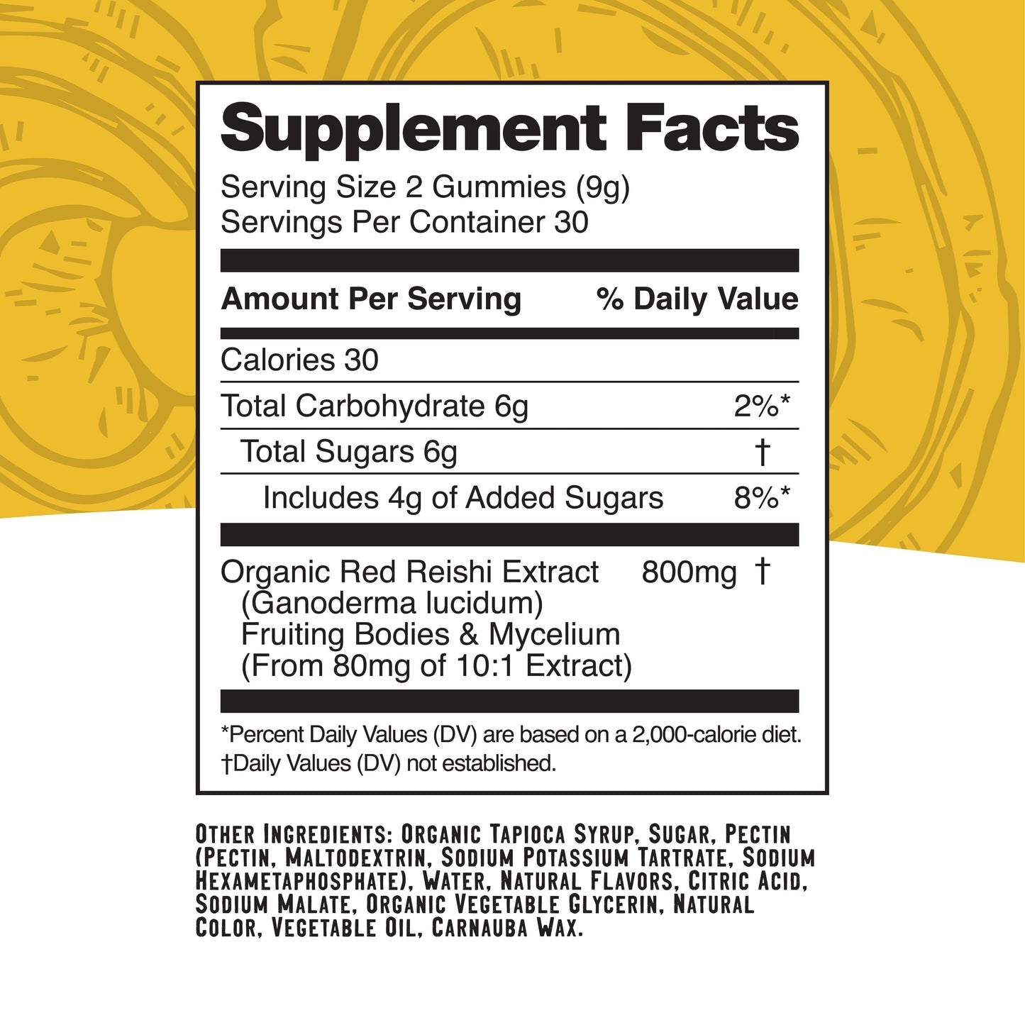 Calm: Reishi Mushroom Gummies (60-Count)