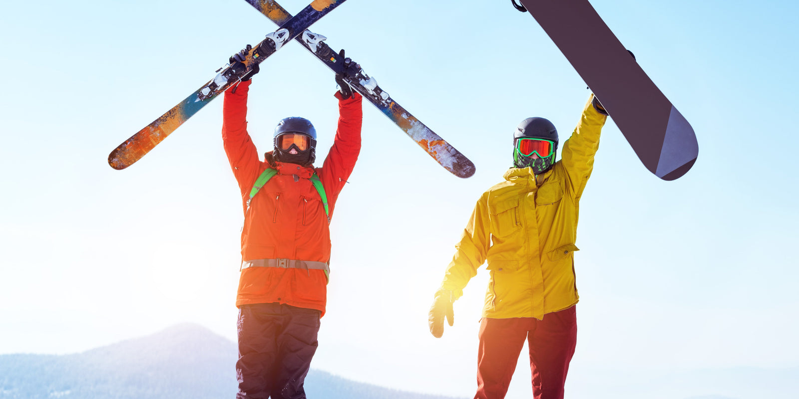 Skiing and Winter Sports - Two People Doing Winter Sports - Snowboarding - Energy - Endurance - Troomy Nootropics in Whittier, CA