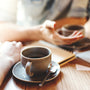 People Chatting Over Coffee - Functional Mushrooms  - Health benefits - Holistic Wellness -  Energy - Sleep - Mood Balance - Brain Health - Lion’s Mane - Reishi - Cordyceps - Troomy Nootropics in Whittier, CA