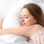 Sleep - Reishi and Melatonin - Black Raspberry - Sleep Support - Woman in Pajamas Sleeping - Troomy Nootropics in Whittier, CA