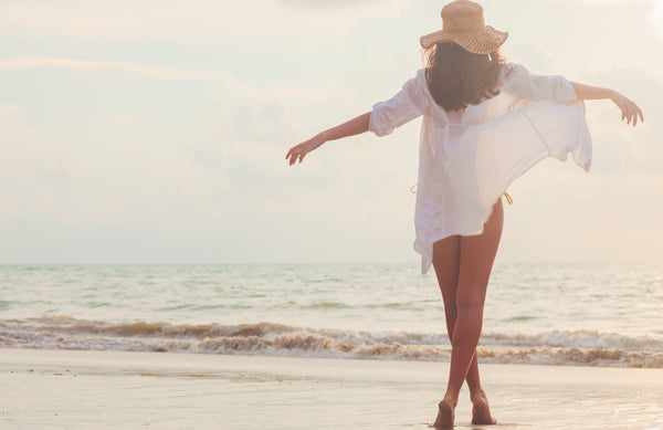 Vacation - Planning - Vacation Planning - Woman on Beach - Tropical Vacation - Troomy Nootropics in Whittier, CA