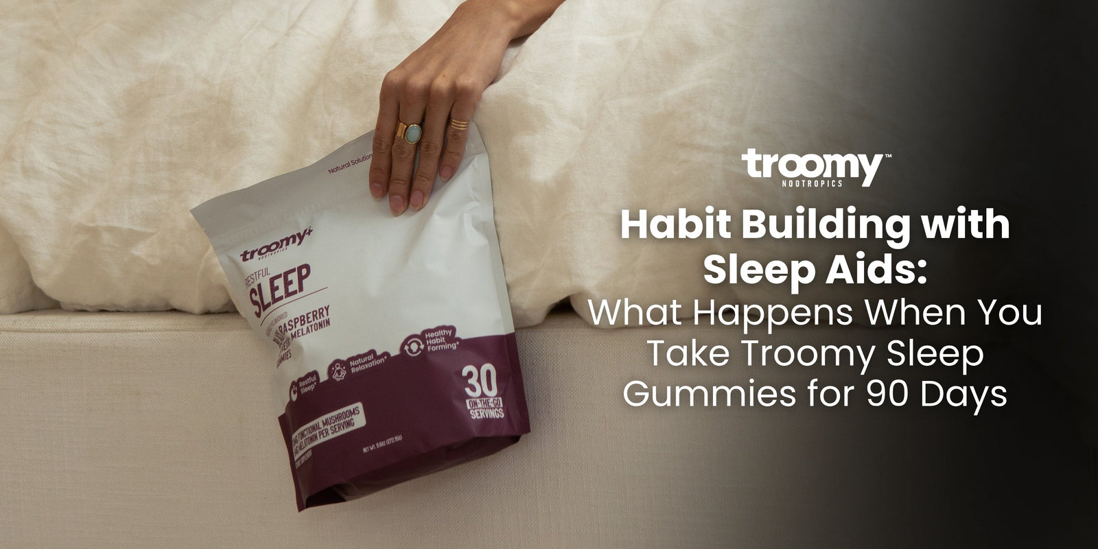 sleep aids - troomy sleep - habit building - consistency