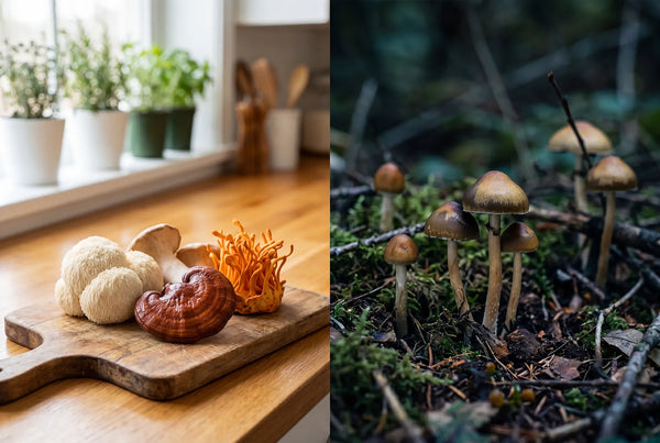 Functional vs. Psychedelic  Mushrooms