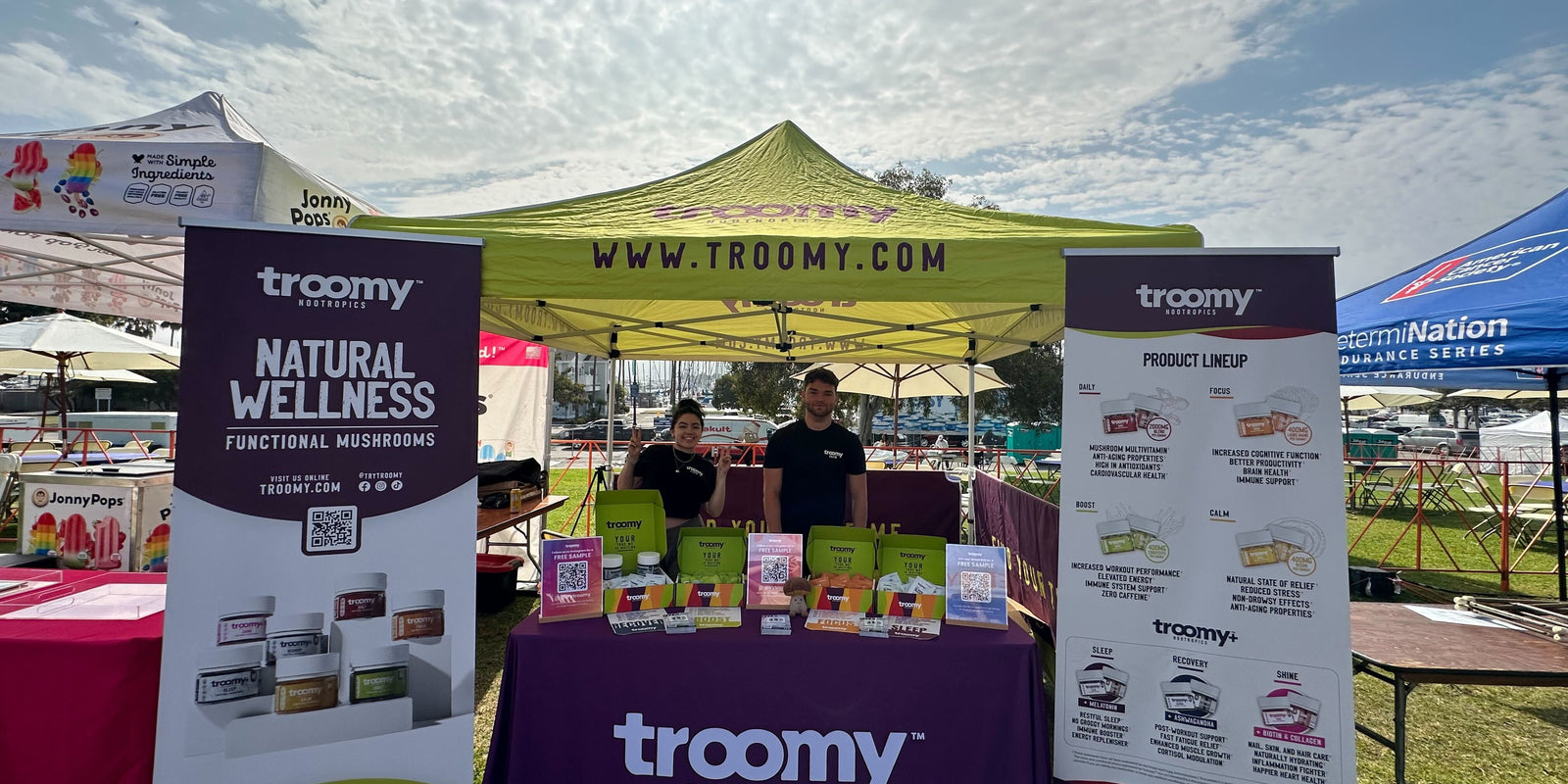 Long Beach Marathon - Running Supplements - Energy - Recovery - Troomy Nootropics Booth
