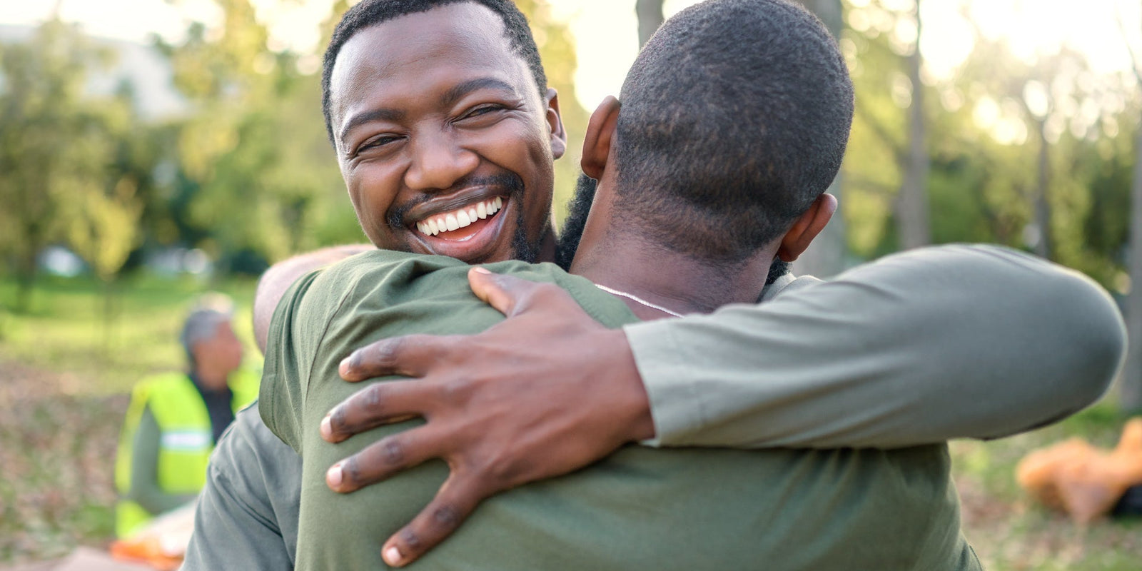 Mental Health - Two people hugging - Troomy Products - Functional Products -  Holistic Wellness -  Energy - Sleep - Mood Balance - Brain Health - Lion’s Mane - Reishi - Cordyceps - Gummies - Troomy Nootropics in Whittier, CA