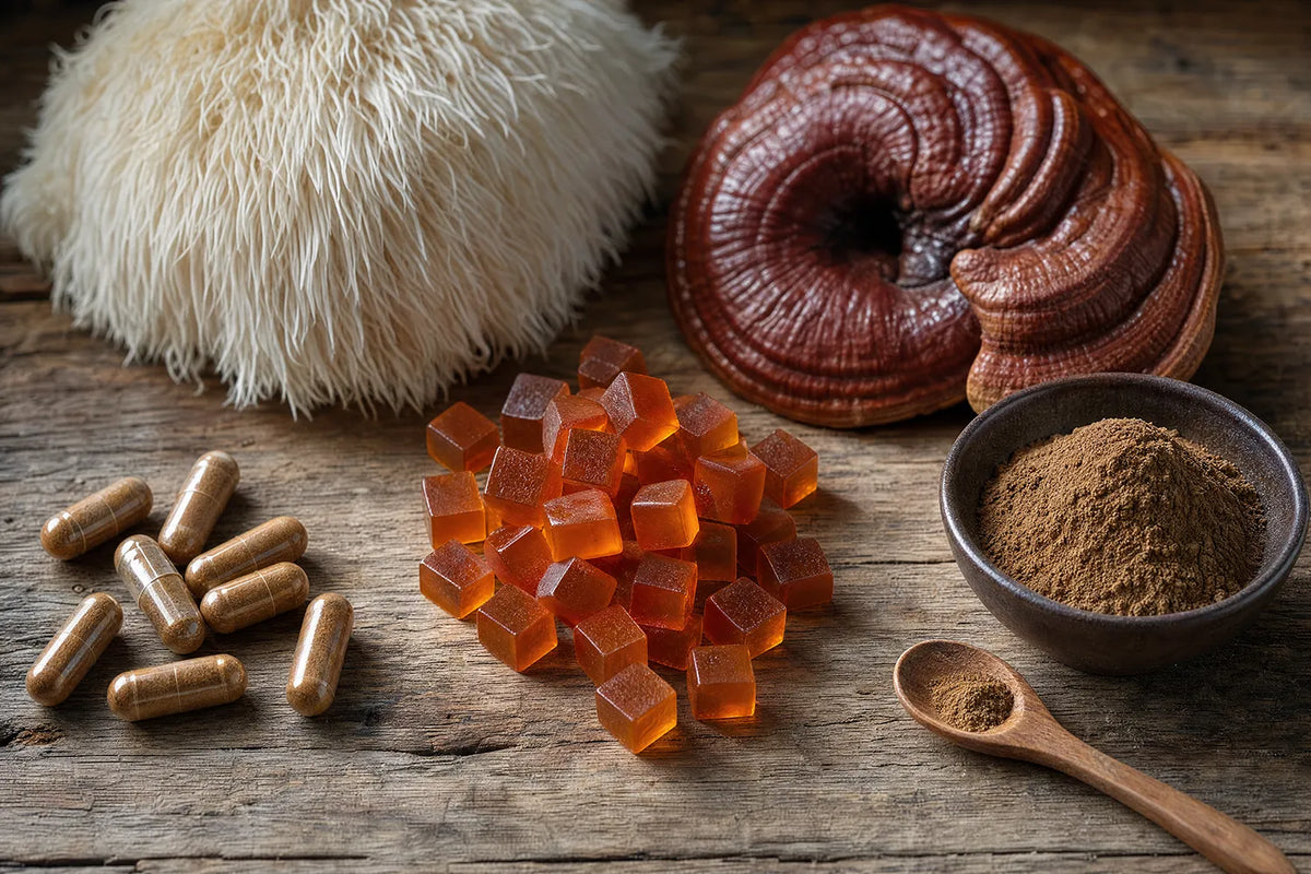 Mushroom Gummies vs Capsules vs Powder