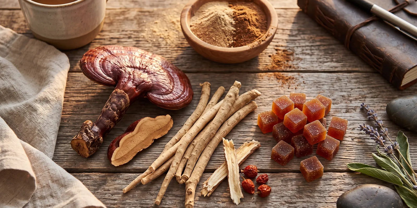 Mushroom Gummies with Ashwagandha