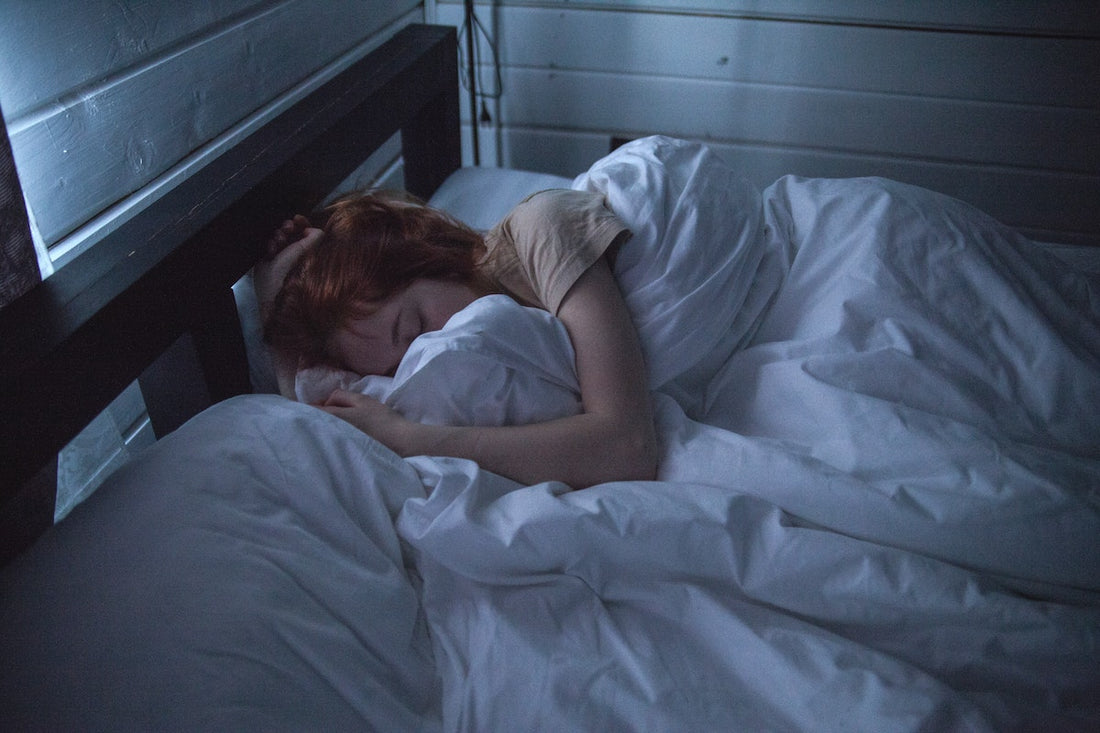 Sleep - Reishi and Melatonin - Black Raspberry - Sleep Support - Woman Sleeping at Night- Troomy Nootropics in Whittier, CA
