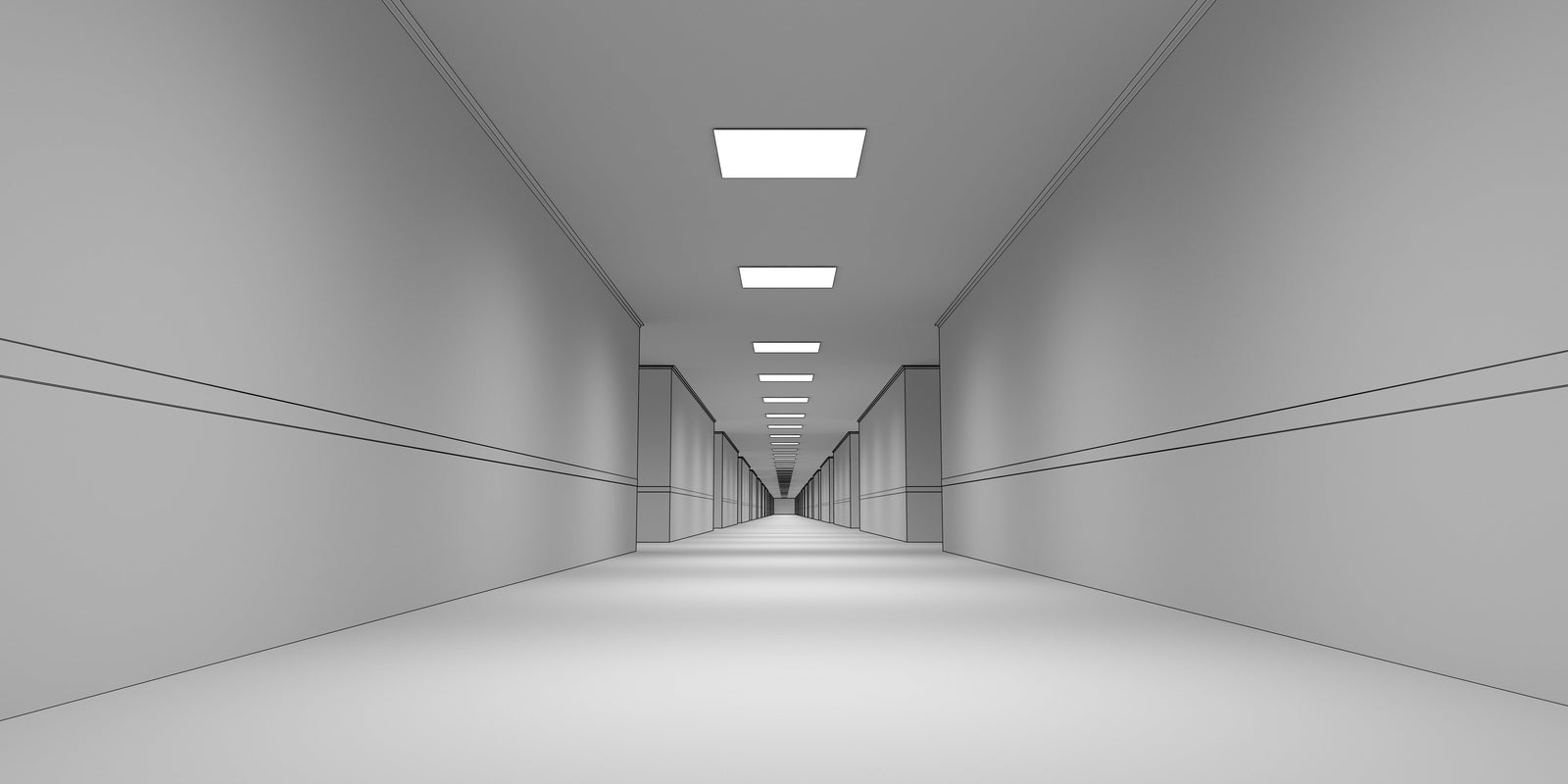 Hallway from Severance - Severance Apple TV Show - Functional Wellness - Troomy Nootropics in Whittier, CA 