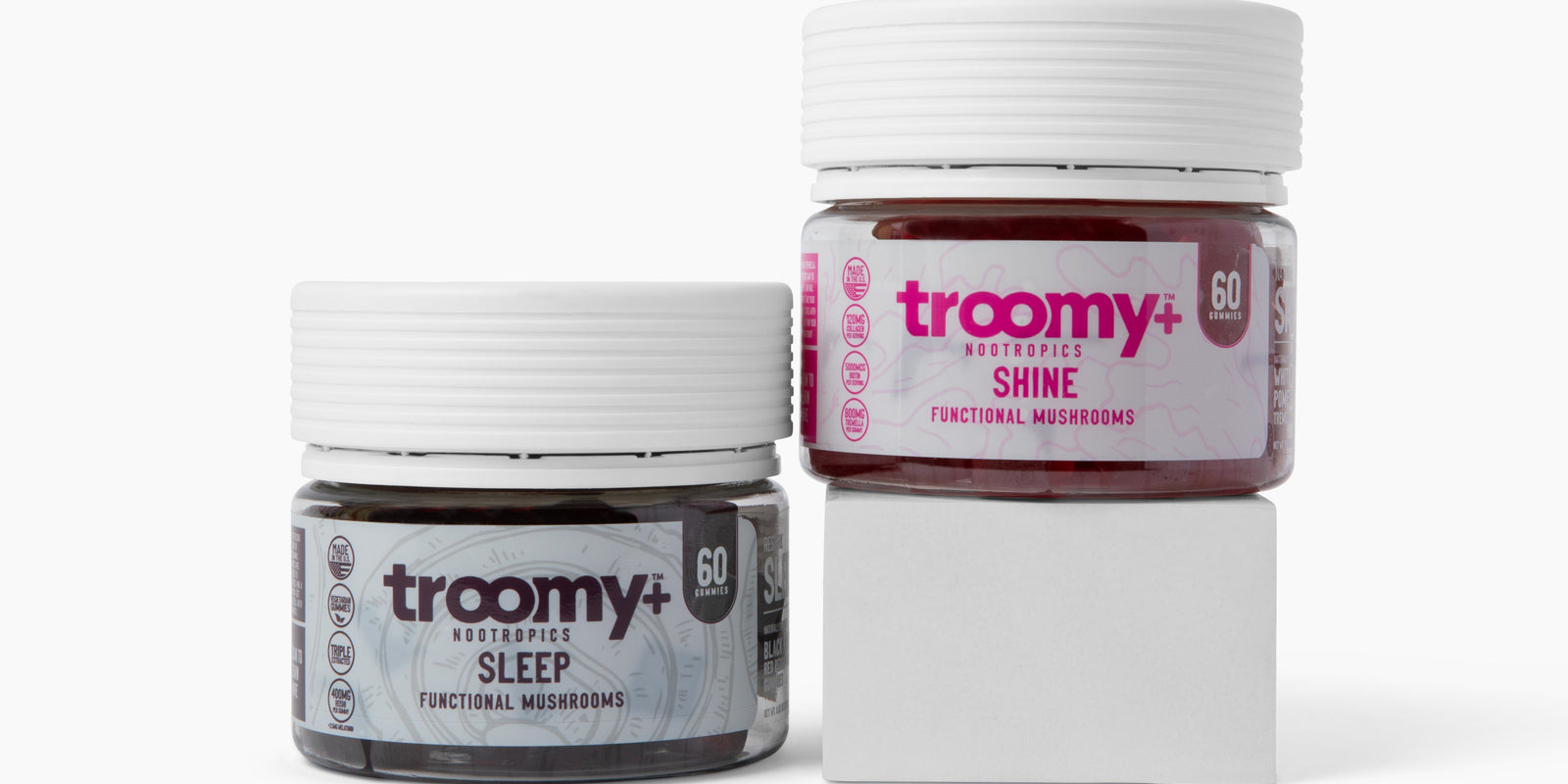 Sleep - Reishi and Melatonin - Black Raspberry - Shine - Tremella and Biotin - White Peach Pomegranate - Skin Care - Sleep Aid