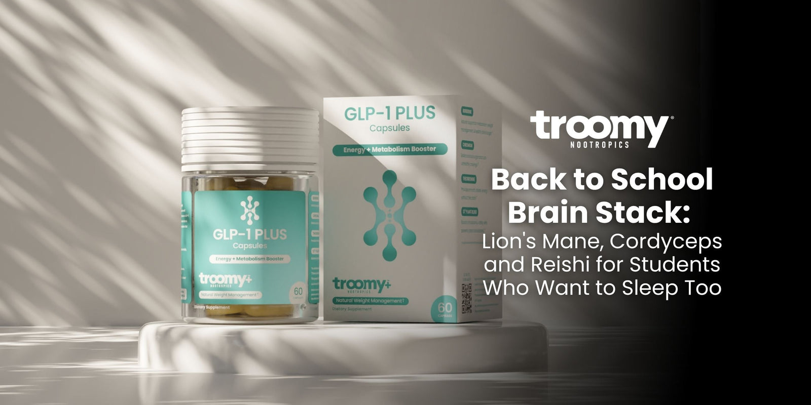 Back to School Brain Stack: Lion's Mane, Cordyceps and Reishi for Students Who Want to Sleep Too