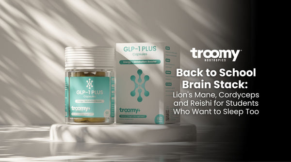 Back to School Brain Stack: Lion's Mane, Cordyceps and Reishi for Students Who Want to Sleep Too