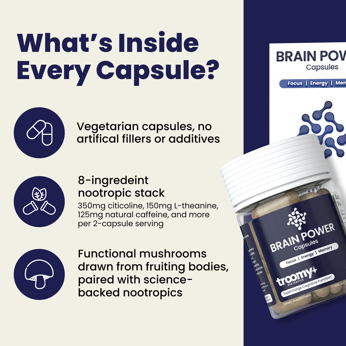 Brain Power: Cognitive Function Capsules
