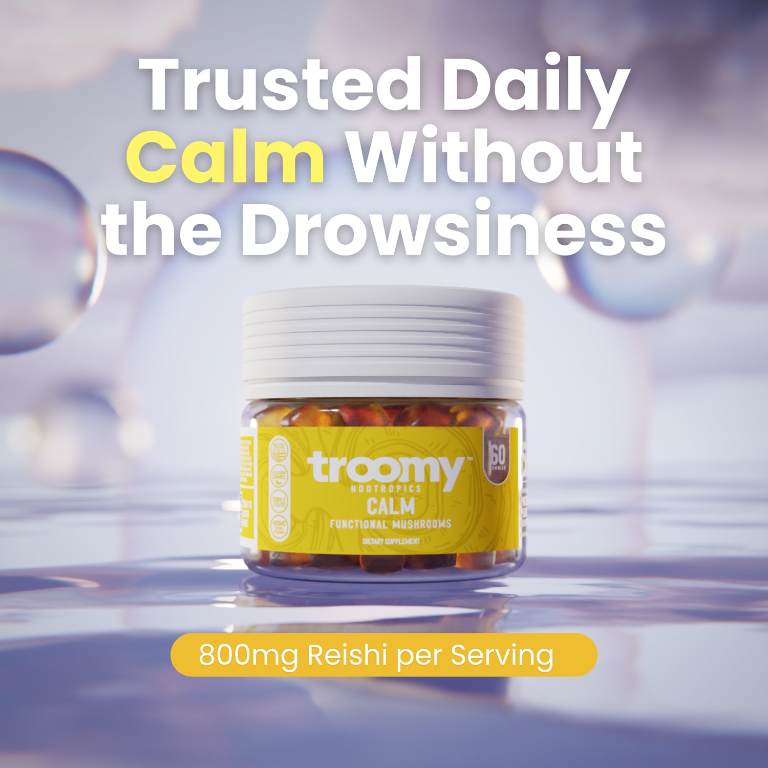Calm: Reishi Mushroom Gummies