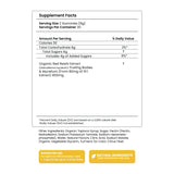 Calm - Red Reishi Mushroom - Gummy - Natural Stress Relief Support - Supplement Facts Panel - Troomy Nootropics in Whittier, CA