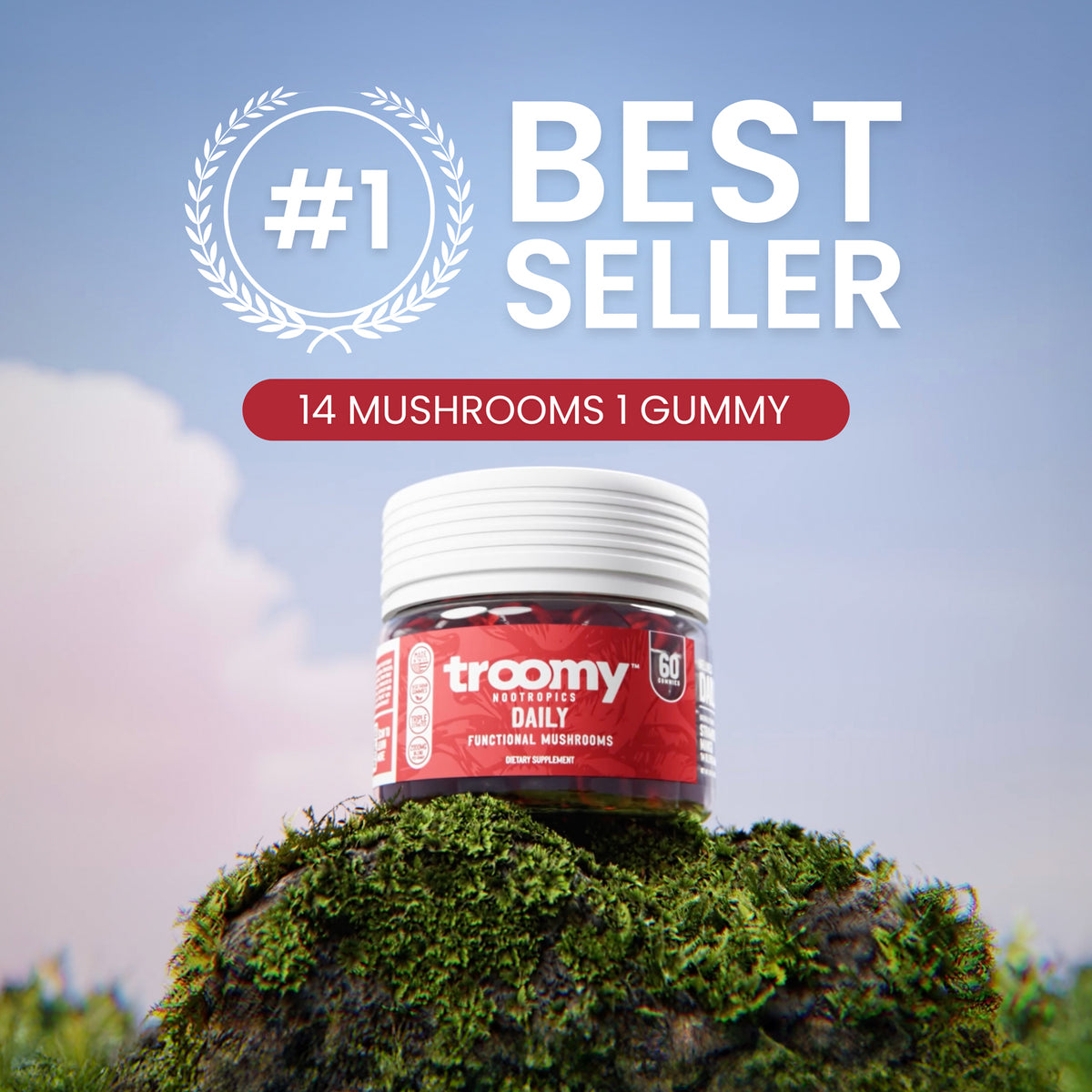 Daily: 14 Mushroom Blend Gummies