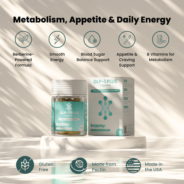 GLP-1 Plus: Energy + Metabolism Booster Capsules