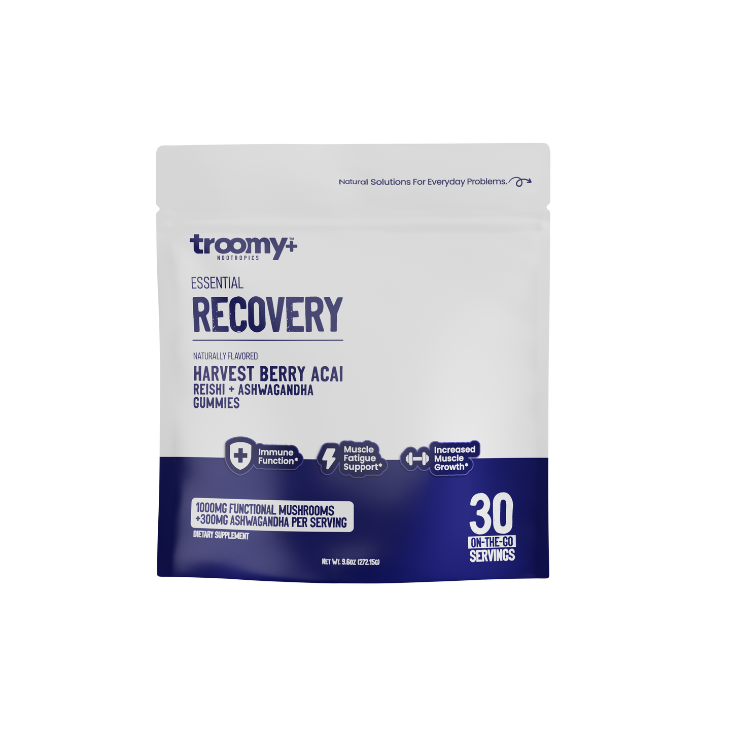 Recovery: Ashwagandha + Reishi Mushroom Gummies