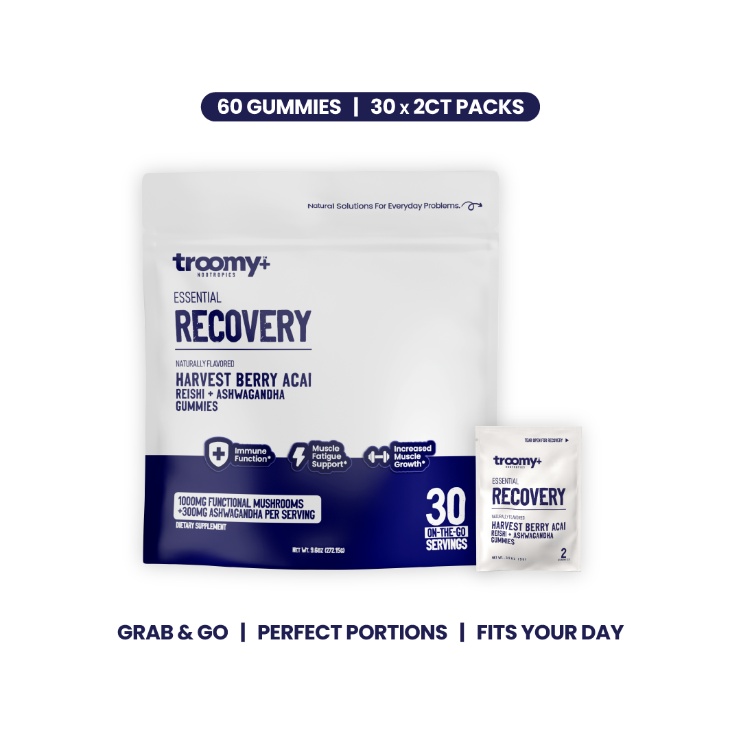 Recovery: Reishi Mushroom Gummies with Ashwagandha