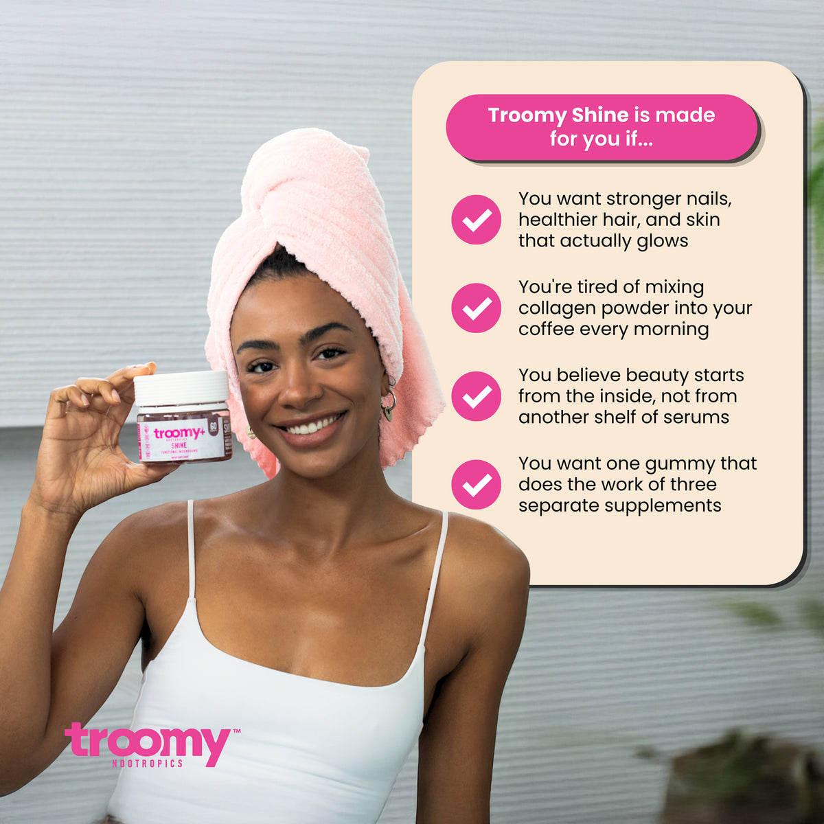 Shine: Tremella + Biotin + Collagen Gummies