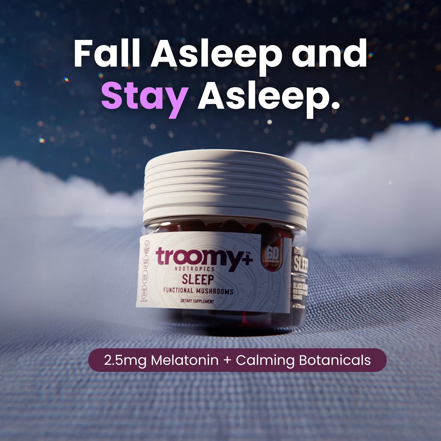 Sleep: Reishi Mushroom Gummies With Melatonin