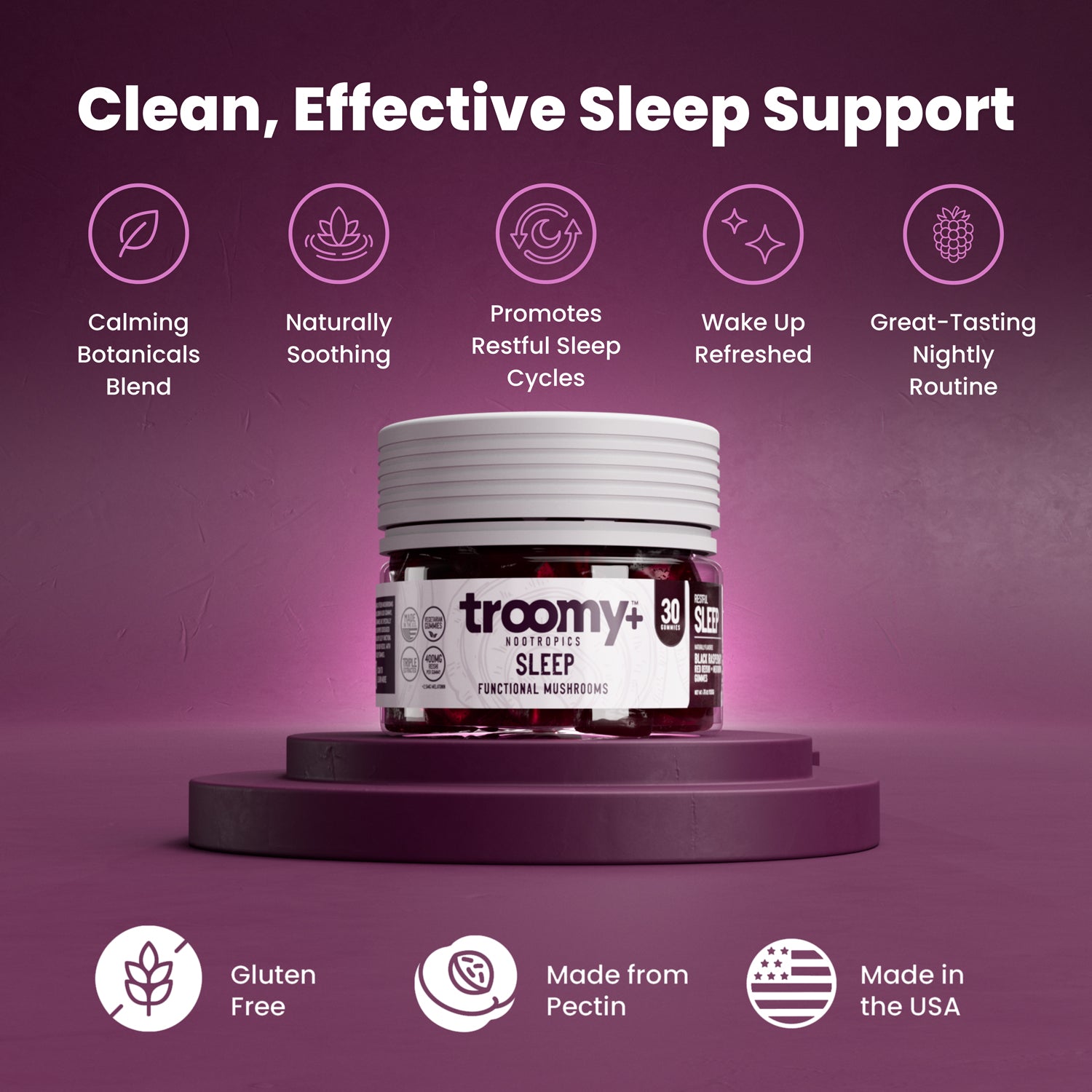Sleep: Reishi Mushroom Gummies With Melatonin