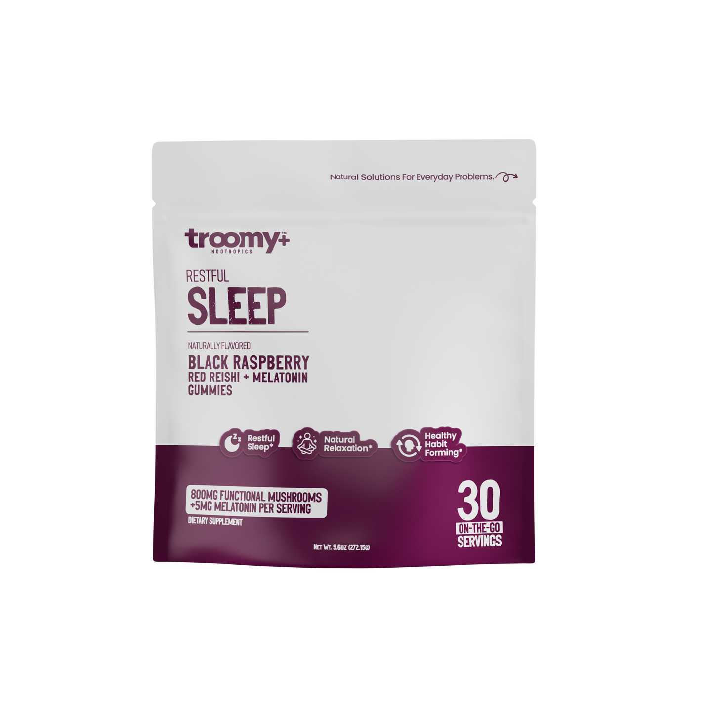 Sleep: Reishi + Melatonin Gummies