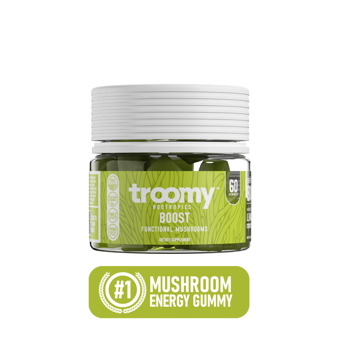 Boost - Cordyceps - Lemon Lime - Energy Support - #1 Energy Gummy - Troomy Nootropics in Whittier, CA