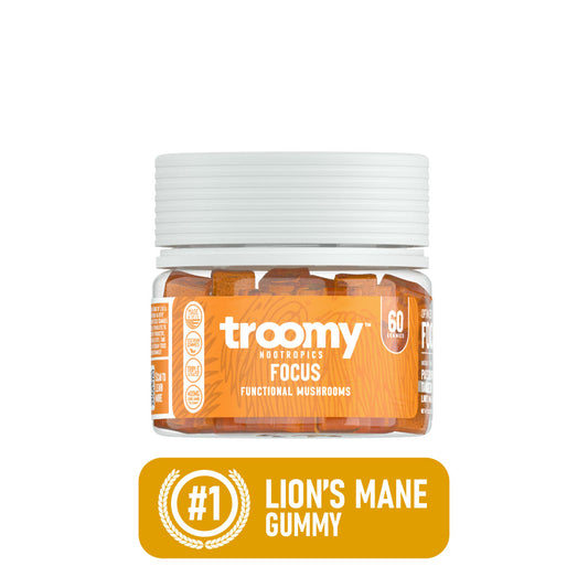 Focus - Lion’s Mane - Tangerine Passionfruit - Mental Clarity - #1 Lion's Mane Gummy - Troomy Nootropics in Whittier, CA