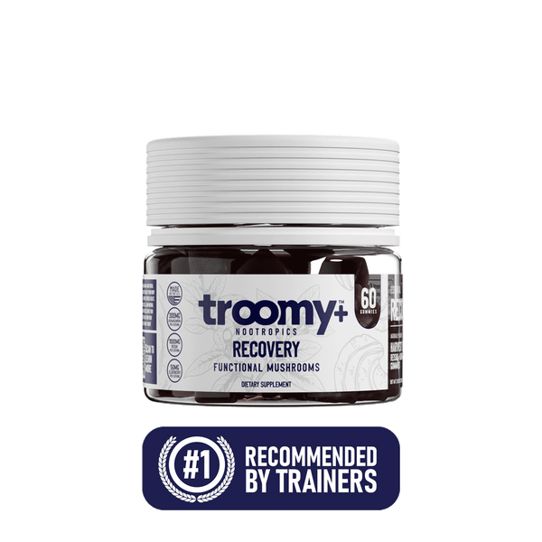 Recovery - Reishi and Ashwagandha - Berry Acai - Post Workout Blend - Recommended by Trainers Badge - Troomy Nootropics in Whittier, CA