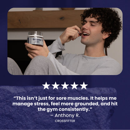 Recovery - Reishi and Ashwagandha - Berry Acai - Restore and Reset - Man Eating Gummy - Troomy Nootropics in Whittier, CA