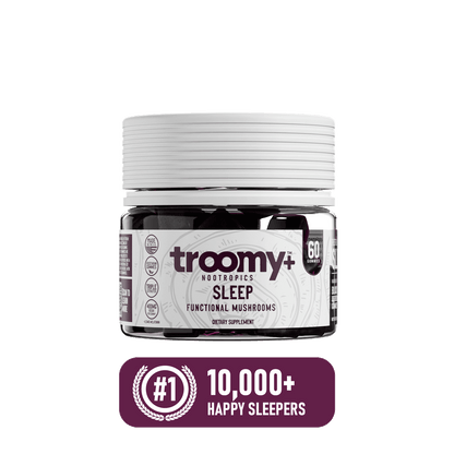 Sleep - Reishi and Melatonin - Black Raspberry - Calm Sleep Supplement - 10,000 Happy Sleepers Badge - Troomy Nootropics in Whittier, CA