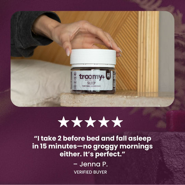 Sleep - Reishi and Melatonin - Black Raspberry - Bedtime Routine - Product Review - Troomy Nootropics in Whittier, CA