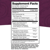 Sleep - Reishi and Melatonin - Black Raspberry - Sleep Support - Supplement Facts Panel - Troomy Nootropics in Whittier, CA